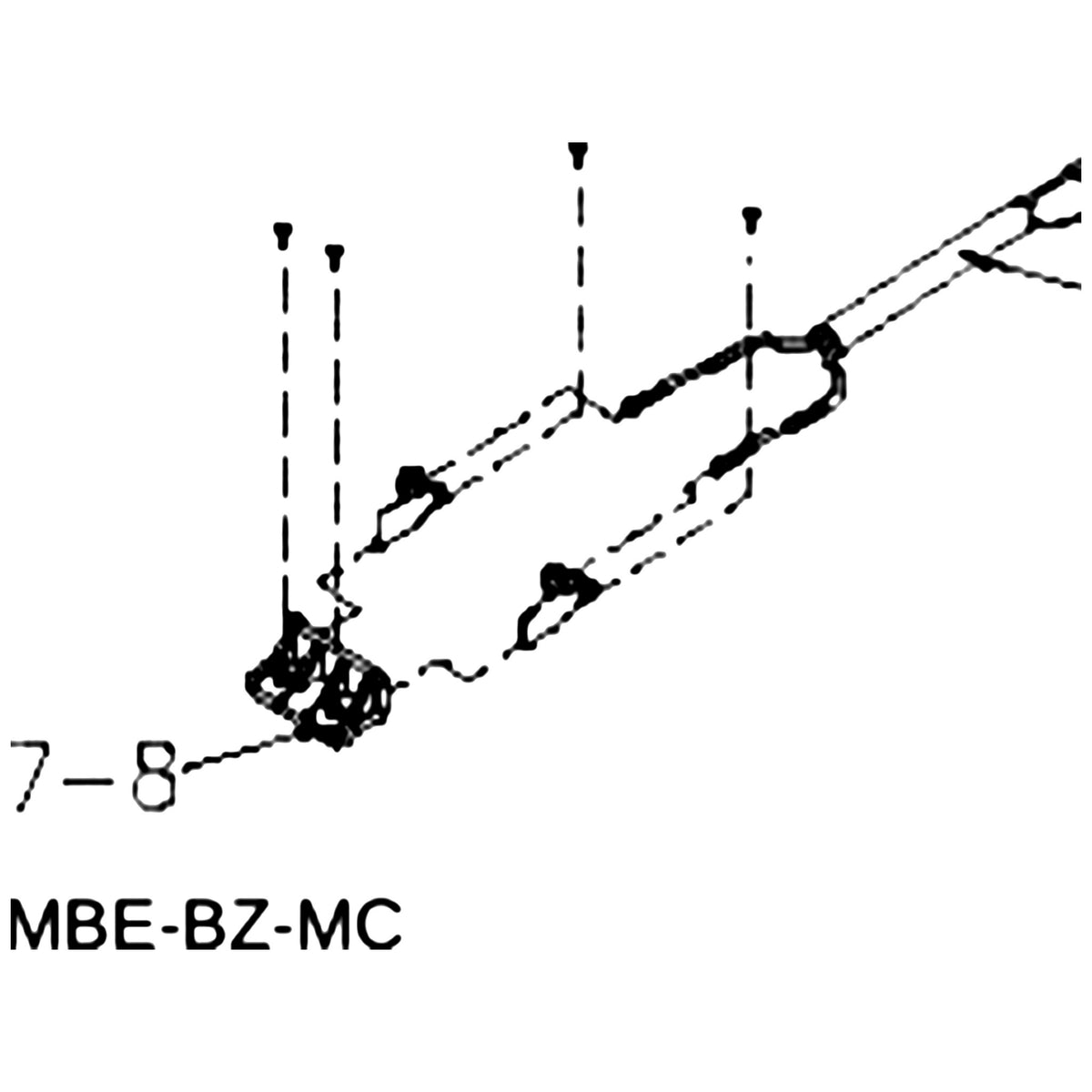 Golden Technologies MBE-BZ-MC Motor Connector parts diagram