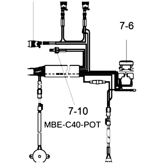 Golden Technologies MBE-C40-POT Speed Potentiometer parts diagram