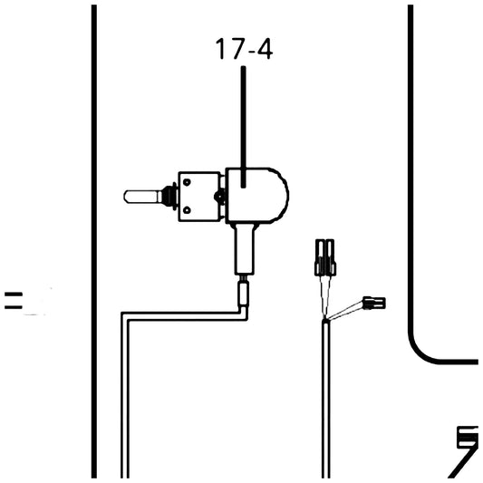 Golden Technologies MBE-CTS-40 Switch, Power Seat Lift Toggle And Wiring parts diagram