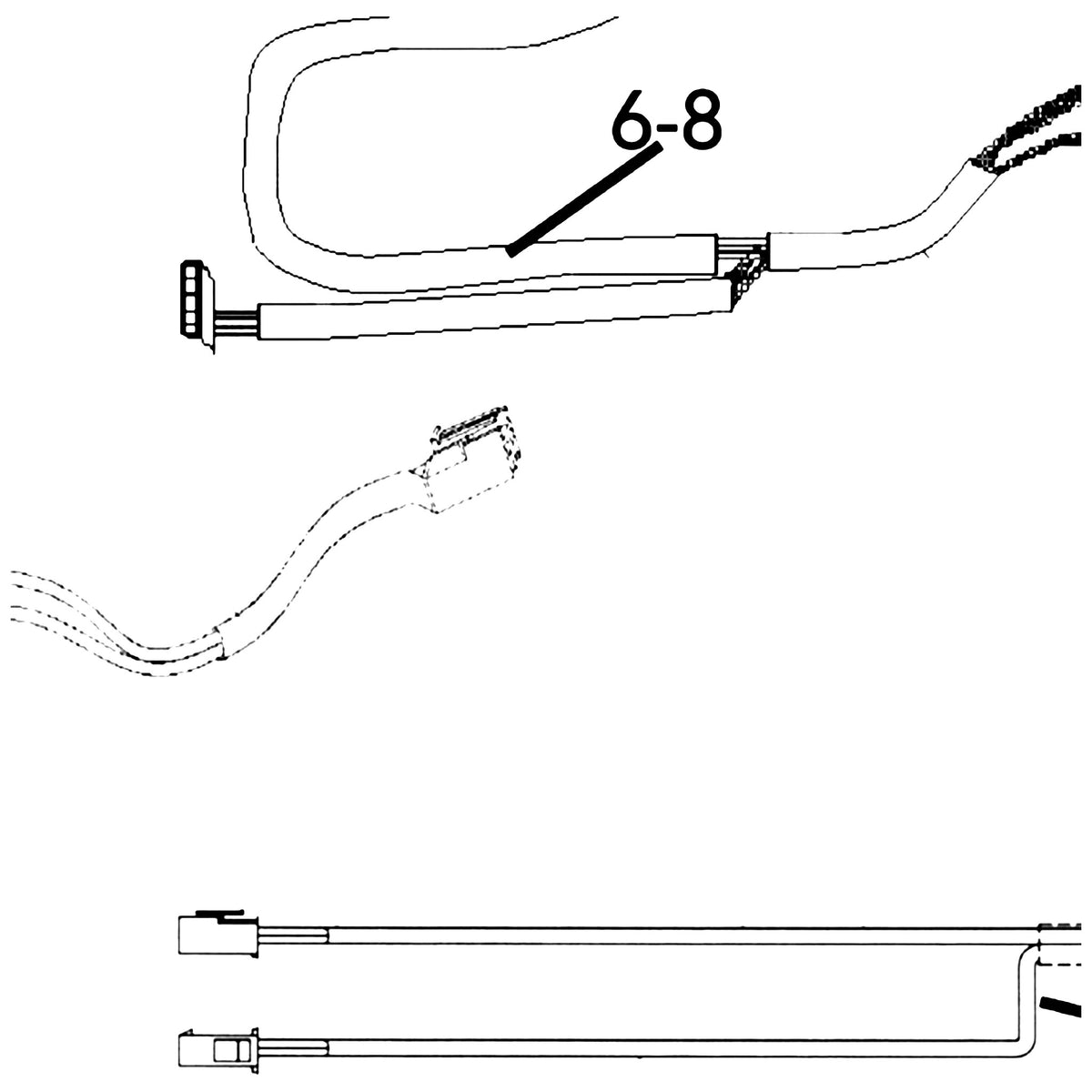Golden Technologies MBE-LX9-MWH Main Wire Harness parts diagram