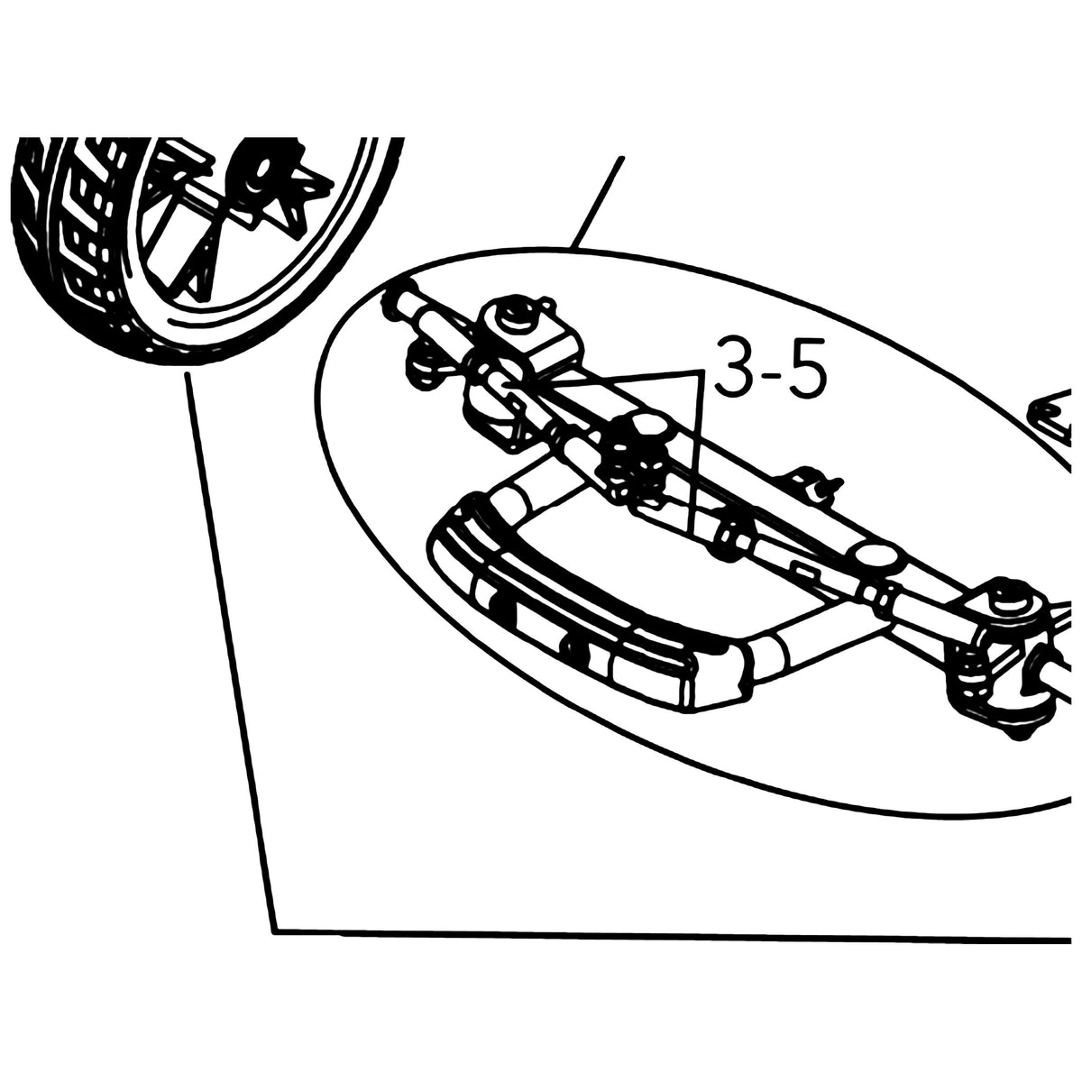 Golden Technologies MBH-0002 Tie Rod Assembly parts diagram