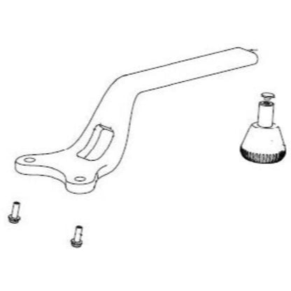 Golden Technologies Cricket Joystick Mounting Bracket & Hardware (MBH-0022)