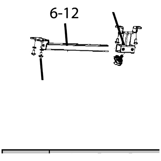 Golden Technologies MBH-A3SA Arm, Straight Desk 3/4" parts diagram
