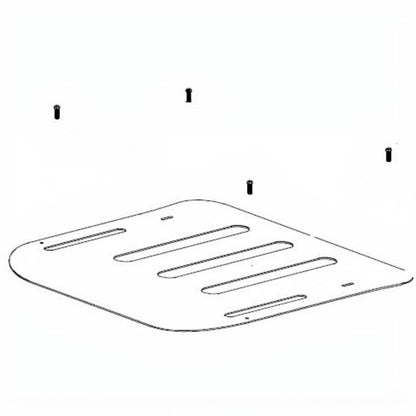 Golden Technologies Cricket Seat Cushion Plate & Hardware (MBS-0013)