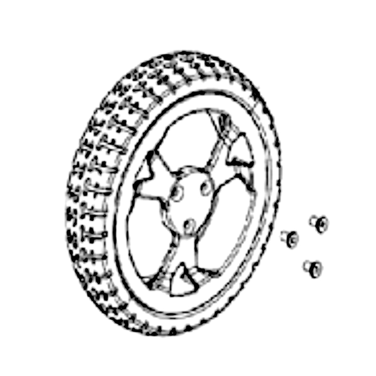 Golden Technologies Cricket Rear Drive Wheel (MBW-0008)