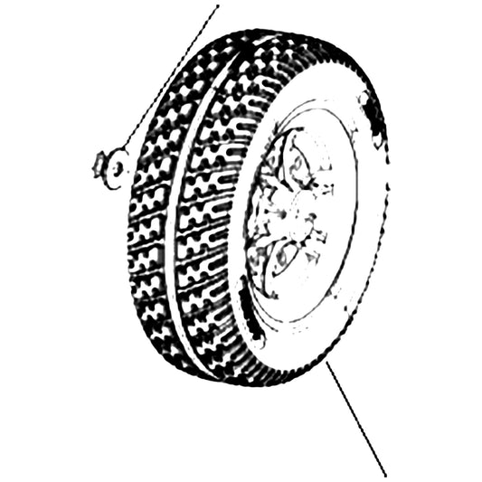 Golden Technologies MBW-605A-DWA Drive Wheel Assembly For GP605A parts diagram