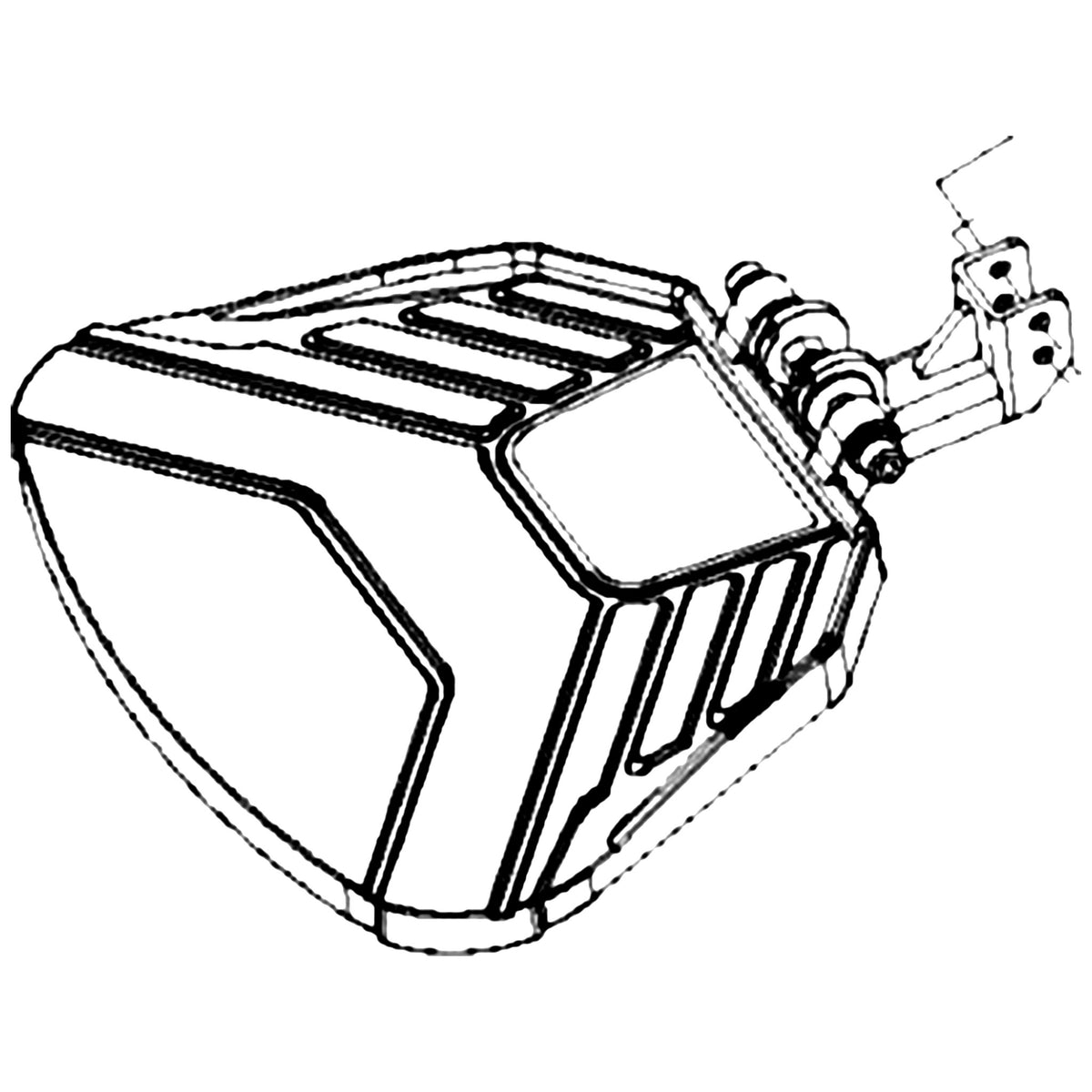 Golden Technologies MBX-162B-FP Footplate Only GP162B parts diagram