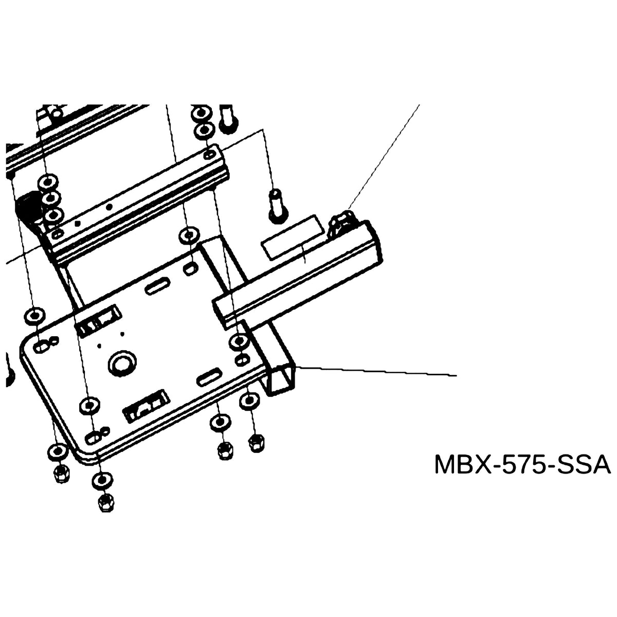 Golden Technologies MBX-575-SSA Seat Swivel parts diagram