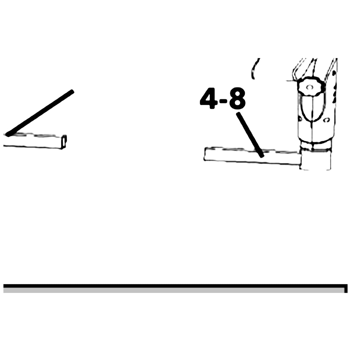 Golden Technologies MBX-COLLAA Arm, Long Left Assembly 17" For Alante GP202R And Compass GP600/GP605/GP620 parts diagram