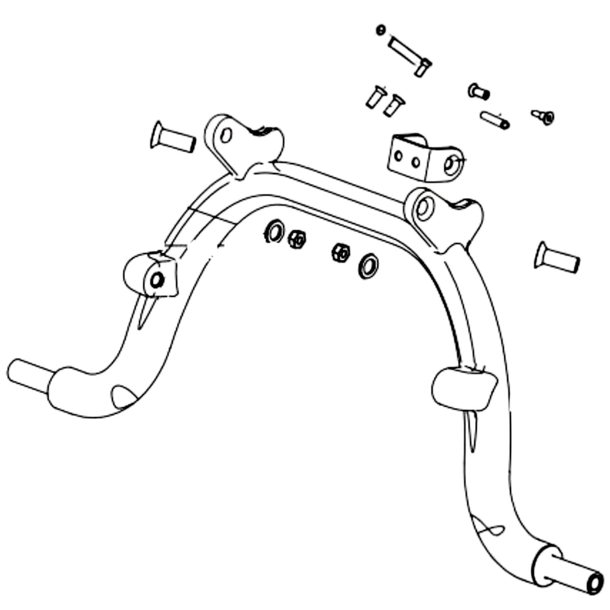 Golden Technologies Cricket Rear Frame Assembly (MFA-0043)