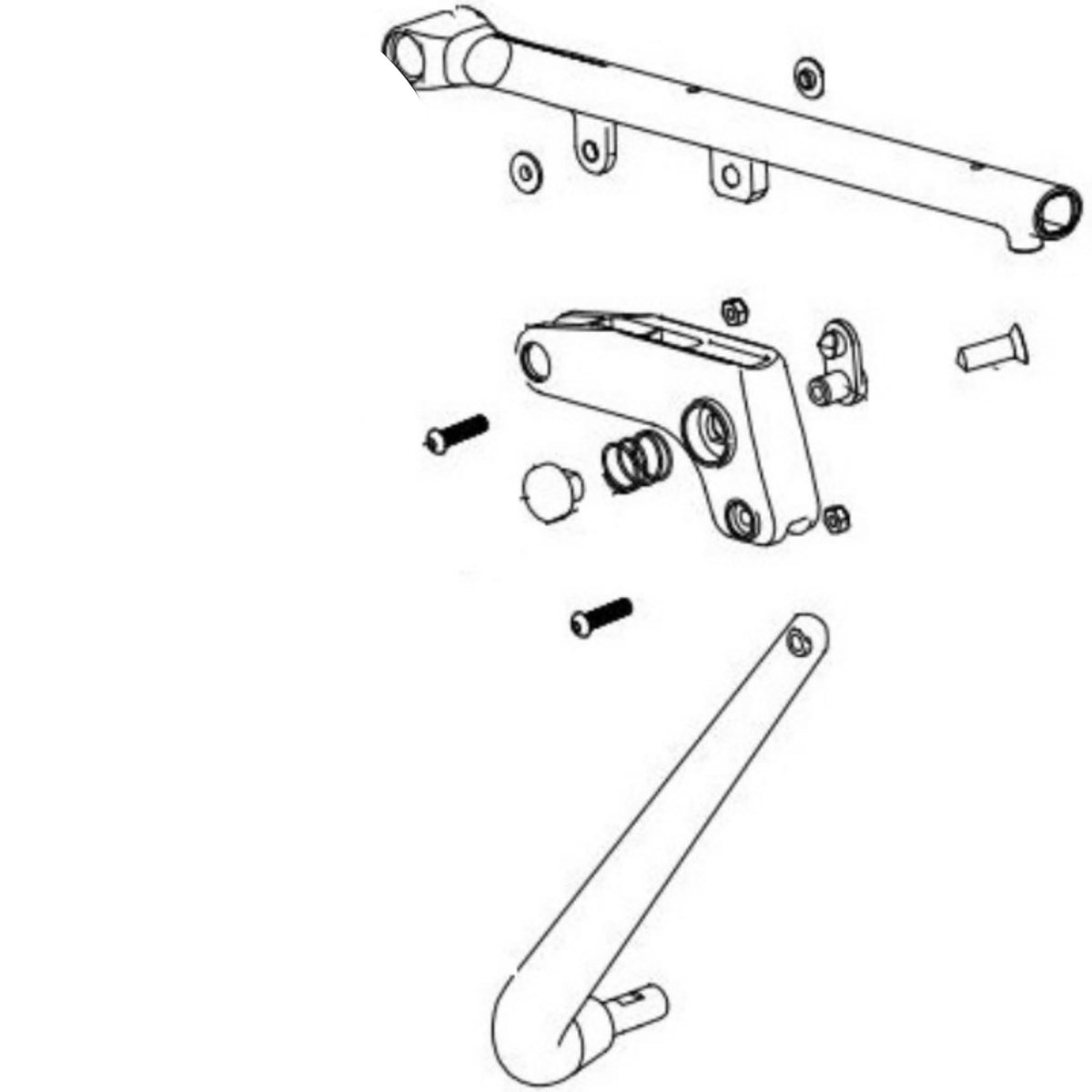 Golden Technologies Cricket Right Armrest Frame Assembly (MFA-0047)