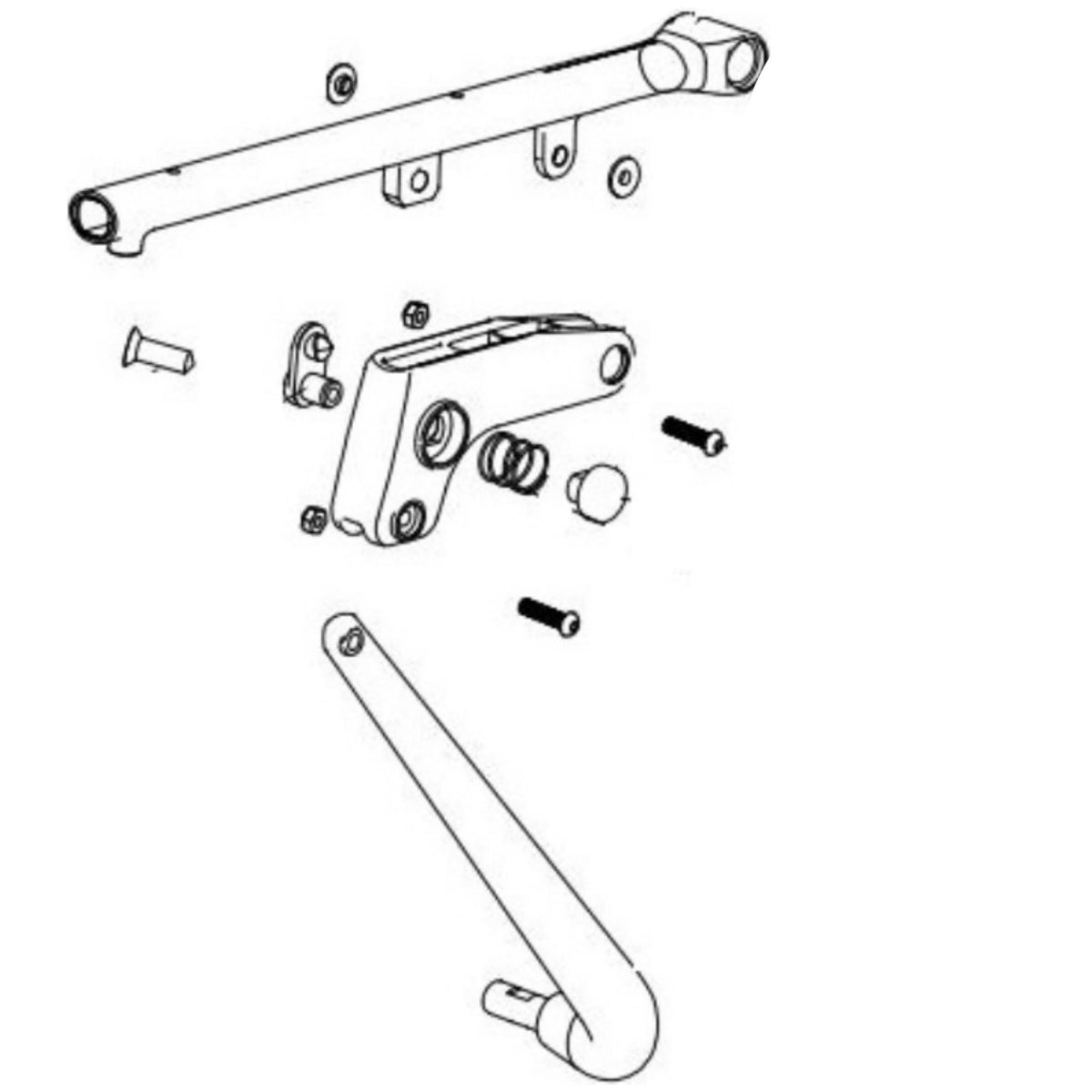 Golden Technologies Cricket Left Armrest Frame Assembly (MFA-0048)