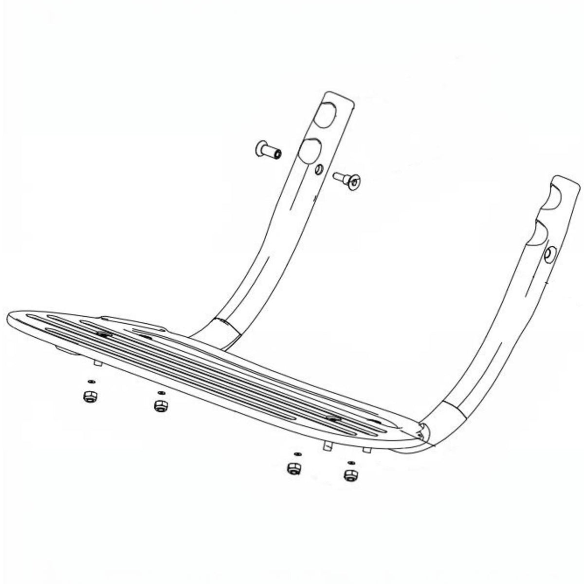 Golden Technologies Cricket Footrest Assembly & Hardware (MFA-0053)
