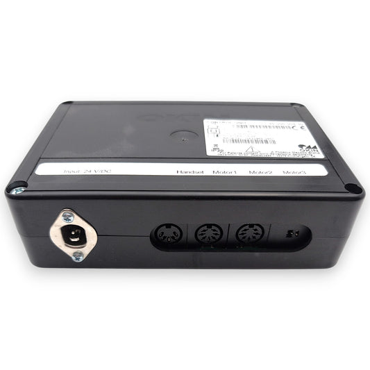 front / top view. Shows all 4 ports on the control box. Pride Part Number: gmoki-cb