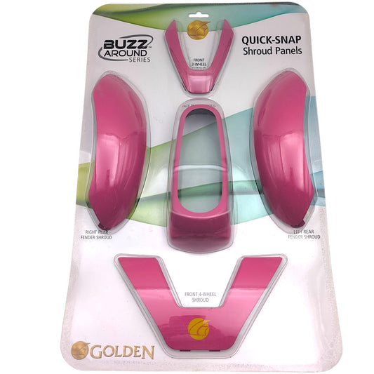 BuzzAround Quick-Snap Shroud Panels Pink - EX, XL, LT Models