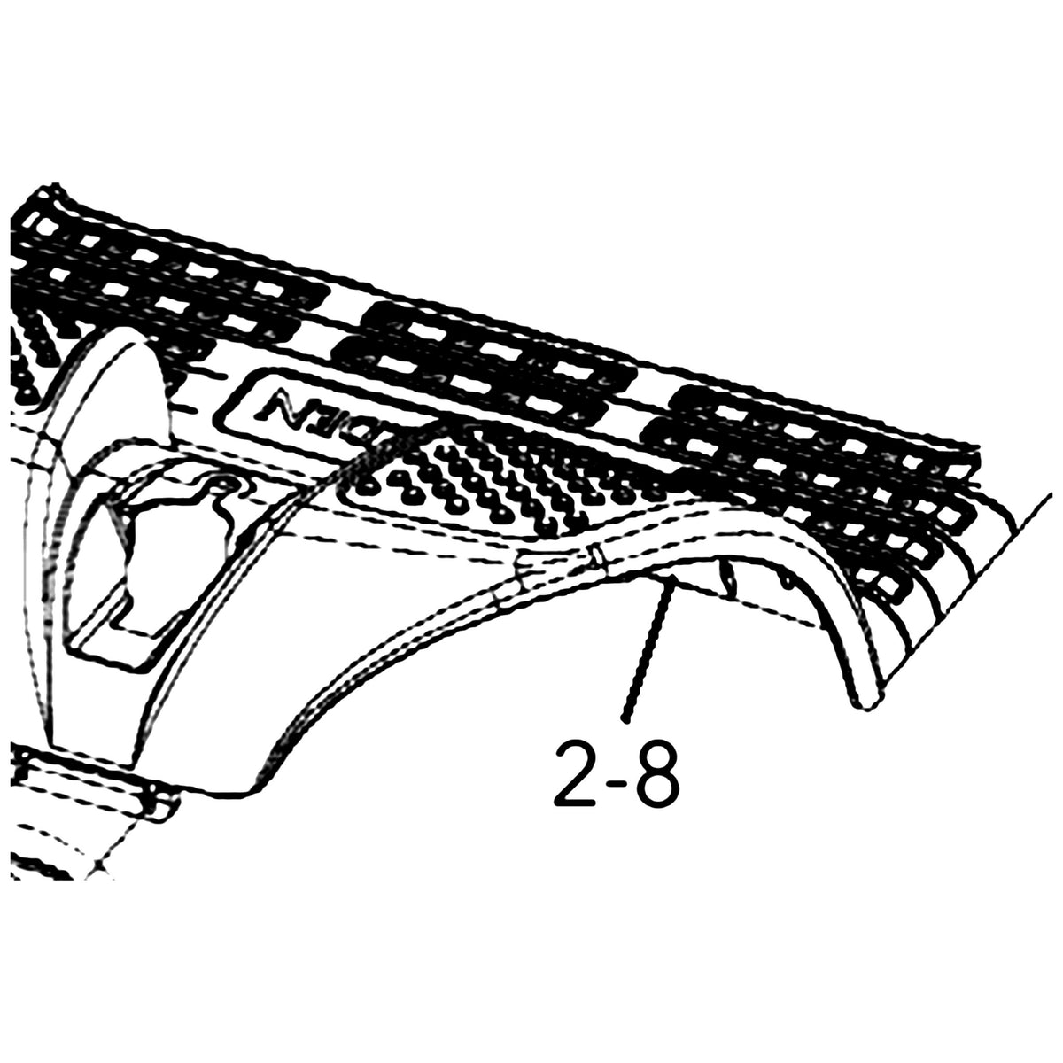 Golden Technologies SD01P501 Deck, Front Section For LiteRider GL140 parts diagram