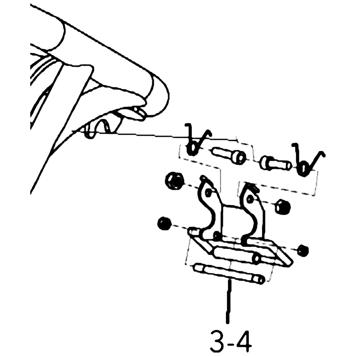 Golden Technologies SE05A106 Latch, Release For LiteRider GL110 parts diagram