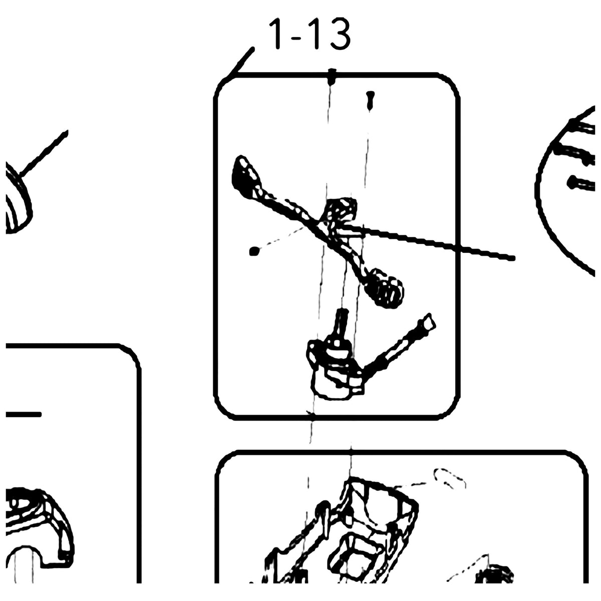 Golden Technologies SE05E603 Paddle, Assembly With Potentiometer For Buzz GB106 After January 2010 TS09J0001 And LiteRider GL110 parts diagram