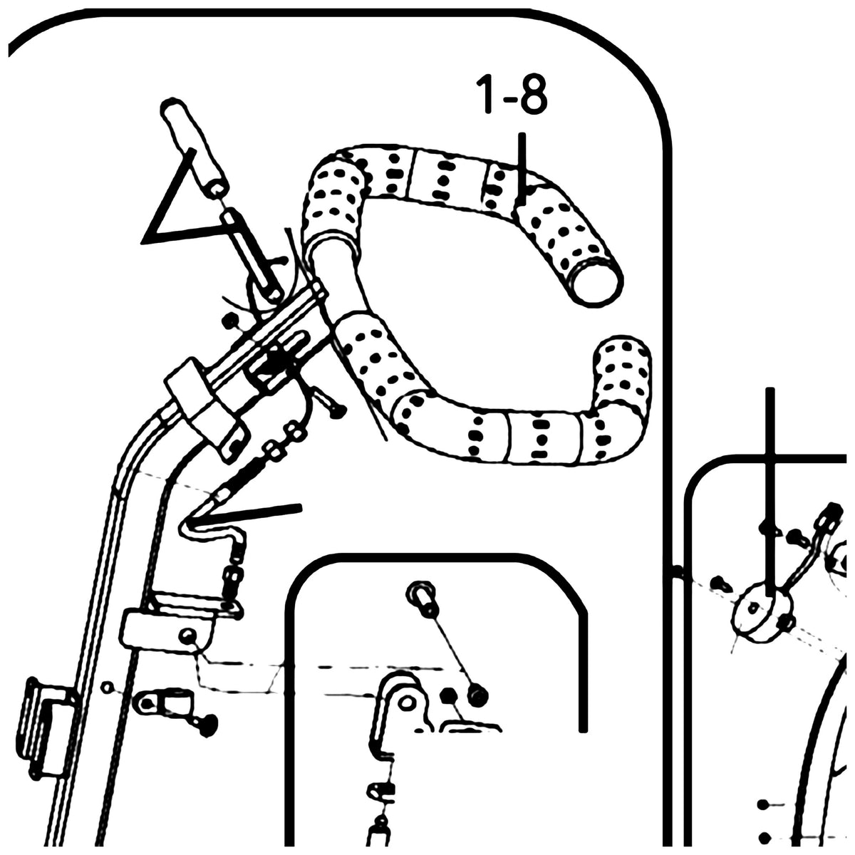 Golden Technologies SE06A209 Handle, Tiller W/ Rubber Grips For 240/340/440 parts diagram