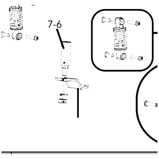 Golden Technologies SE08A205 Crank, Bell (connects Tiller To Steering) For Companion GC440 parts diagram