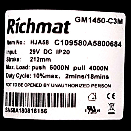 Ultra Comfort / Golden Technologies GM1450-C3M Lift Motor