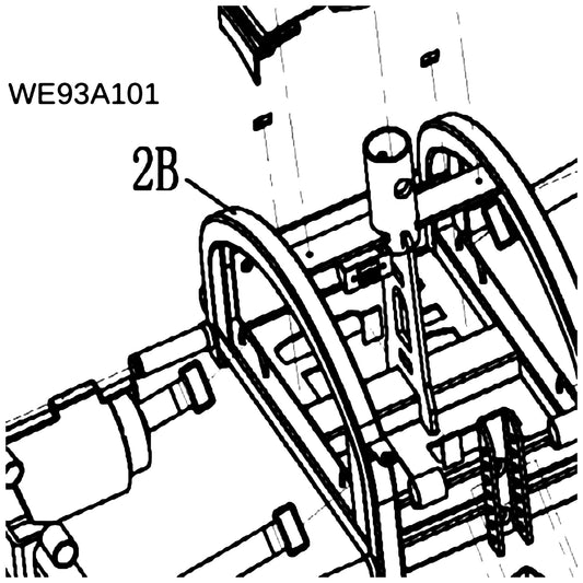 Golden Technologies WE93A101 Frame, Compass Sport GP605 parts diagram