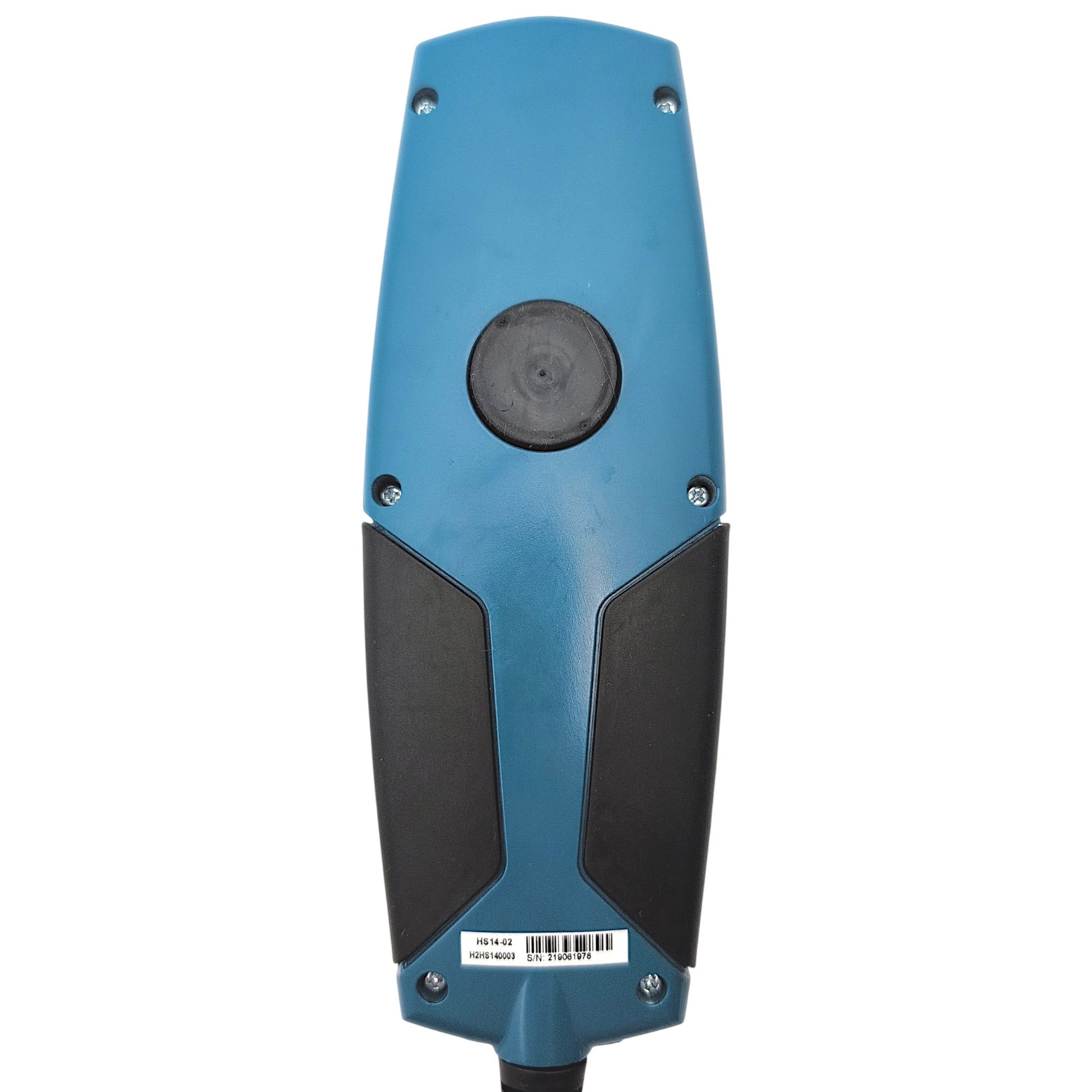 back of the remote with round magnet