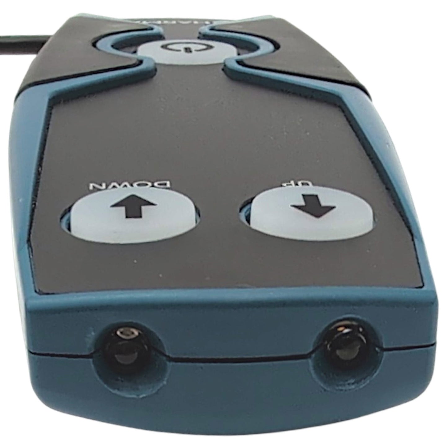 top of the remote. Closeup on the Infrared (IR) sensors