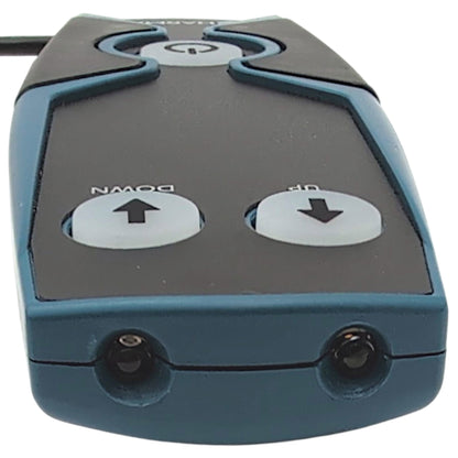 top of the remote. Closeup on the Infrared (IR) sensors