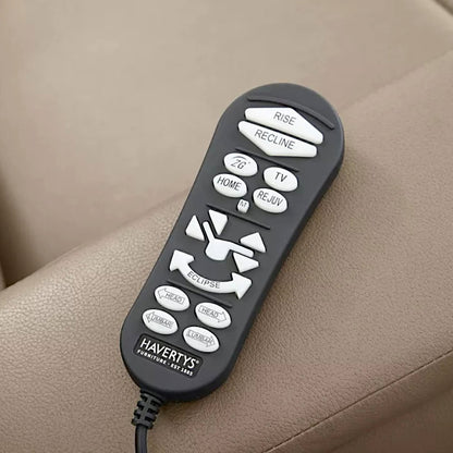 Havertys Tanner Power Lift Recliner Remote Hand Control - 17 Button, 5-Pin