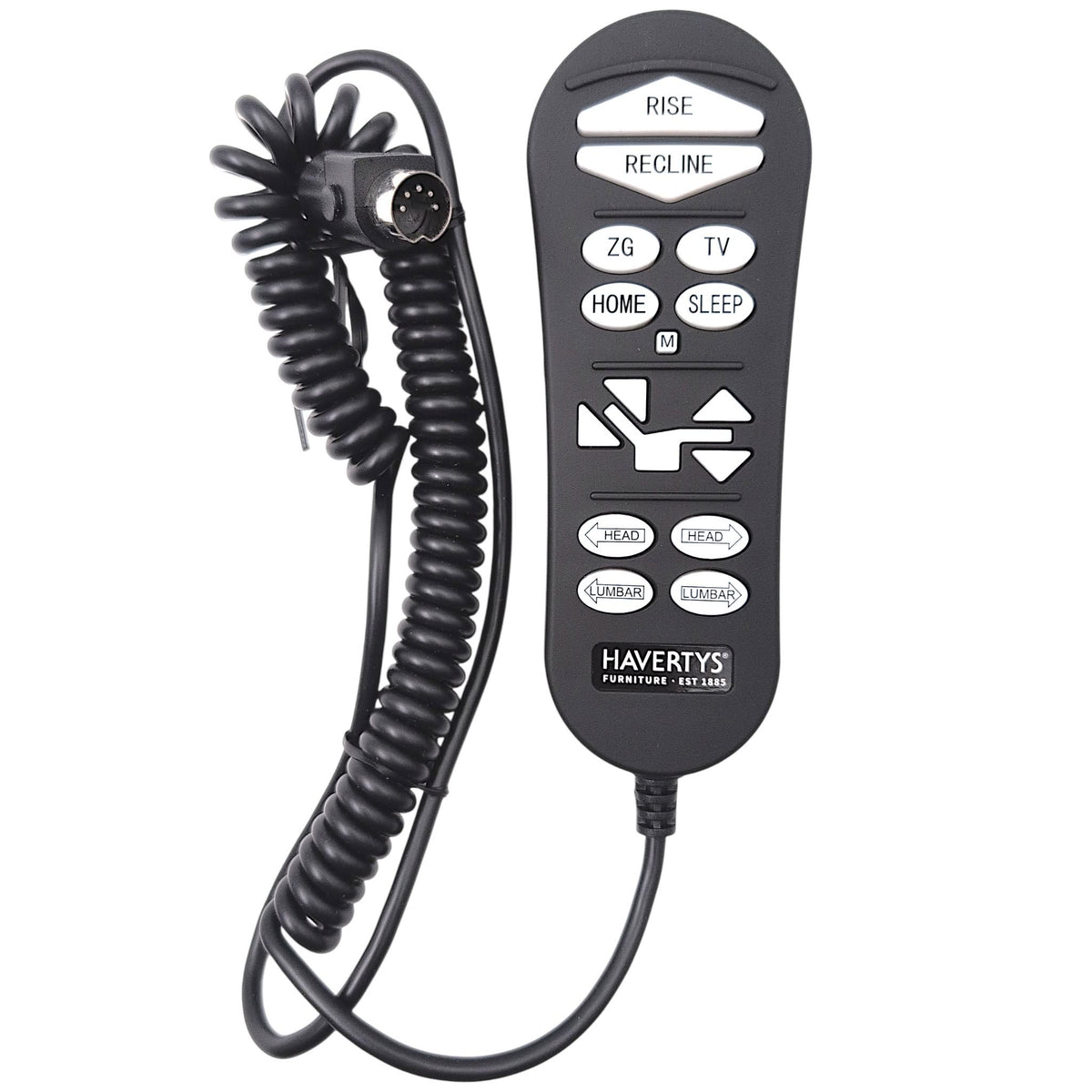 Havertys Stuart Lift Recliner 15-Button Remote (ZK3200-HV)