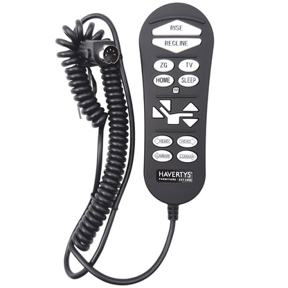 Havertys Stuart Lift Recliner 15-Button Remote (ZK3200-HV)
