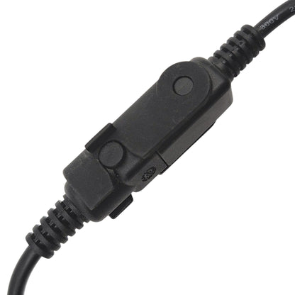 closeup of the extension cable connection