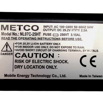 Pride S19 Go-Go Folding Scooter 29.2V, 2.5Amp Lithium Charger - ELE1610376 - NL07C-25HT