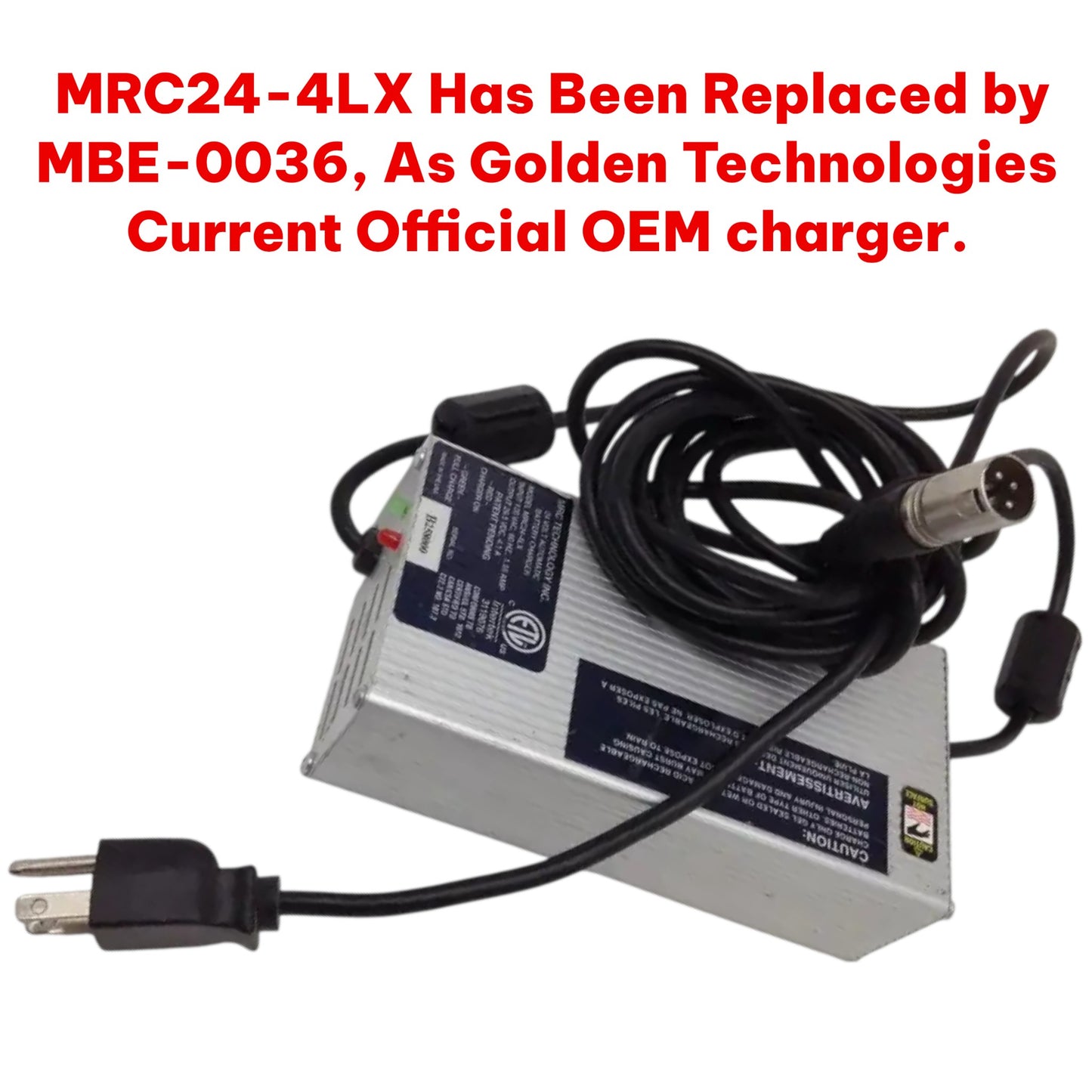 mrc24-4lx, has-been-replaced-by-mbe-0036-as-golden-technologies-official-oem-charger