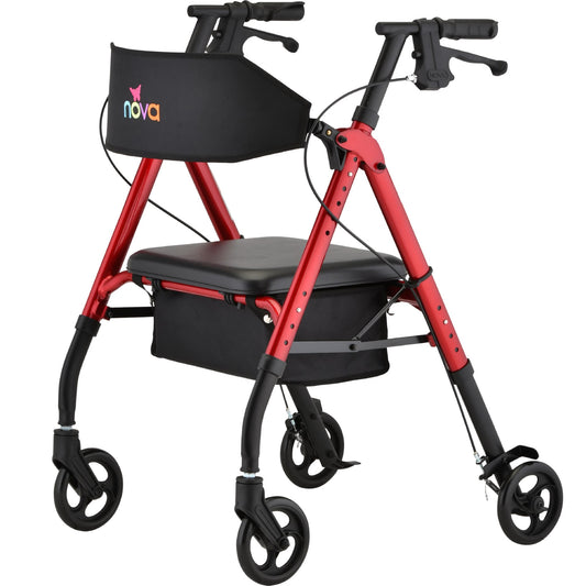 NOVA STAR 6 Rolling Walker - 300 lb Capacity - 4256