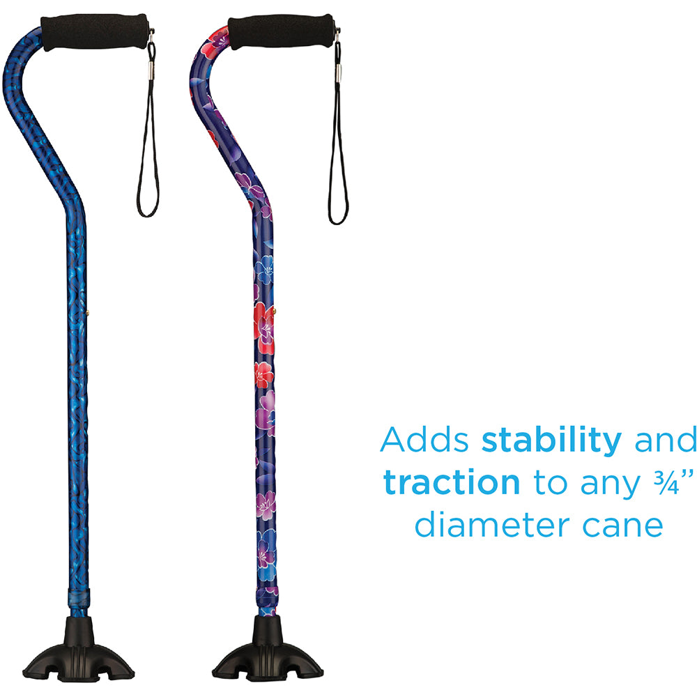 Nova Self-Standing All-Terrain Quad Tip Base - 3/4" Fit (10040BK)