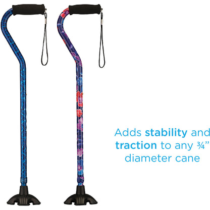 Nova Self-Standing All-Terrain Quad Tip Base - 3/4" Fit (10040BK)