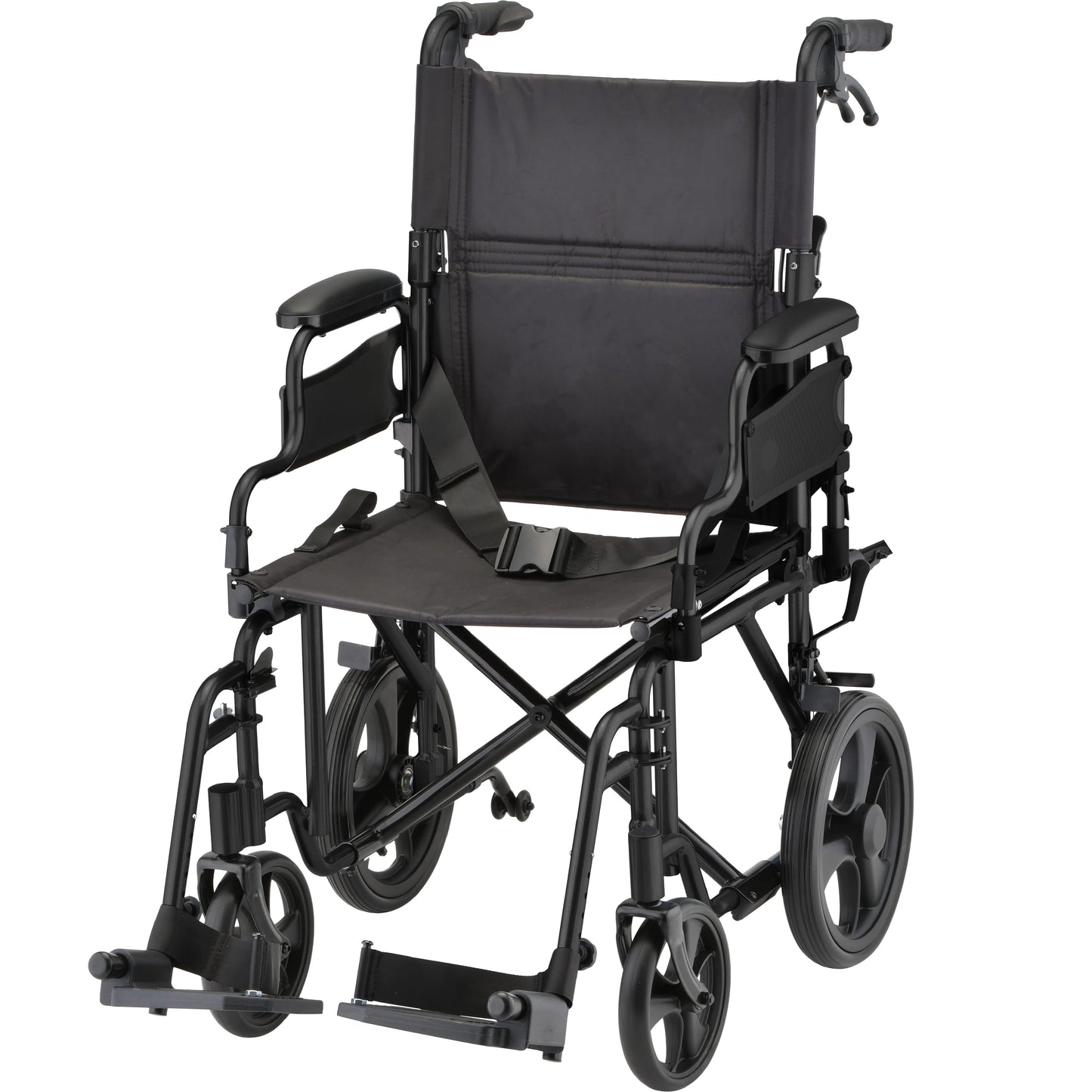 NOVA Medical 353 Transport Chair with 12" Rear Wheels, lightweight