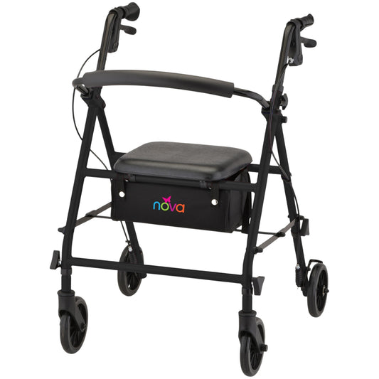 NOVA Breeze Steel Rollator - 275 lb Capacity - 4317