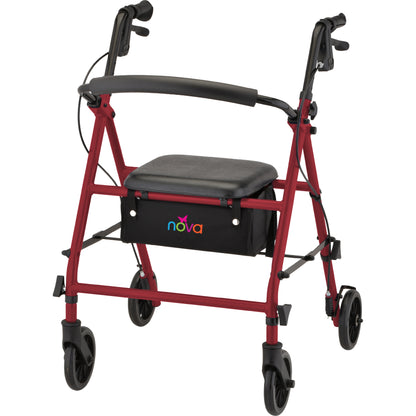 NOVA Breeze Steel Rollator - 275 lb Capacity - 4317