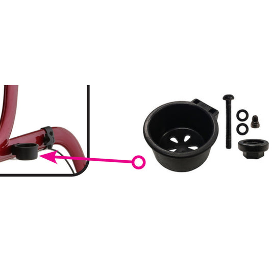 shows what the holder looks like when installed