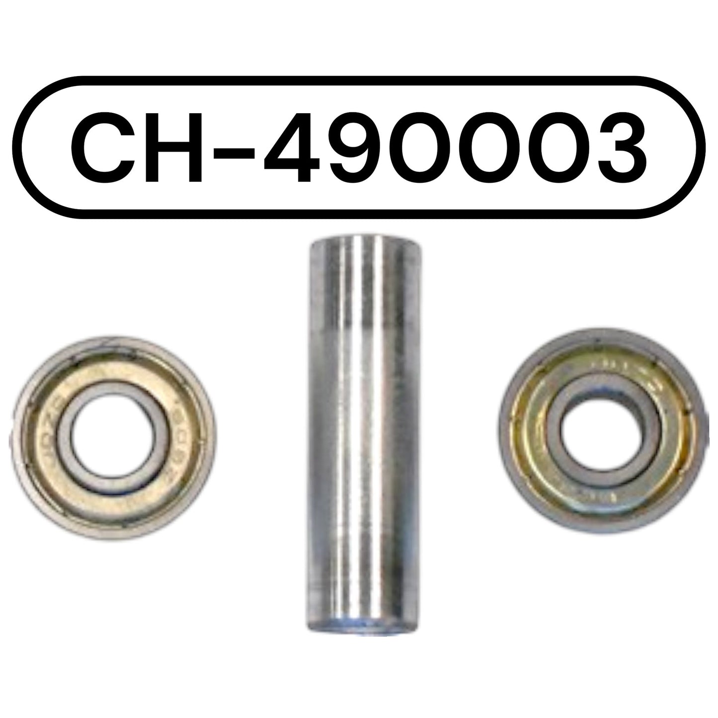 Two bearing and one spacer with part number CH-490003