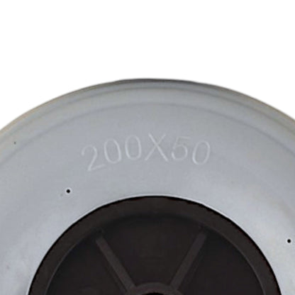 closeup up on tire markings: 200X50 (200 millimeters by 50 millimeters)