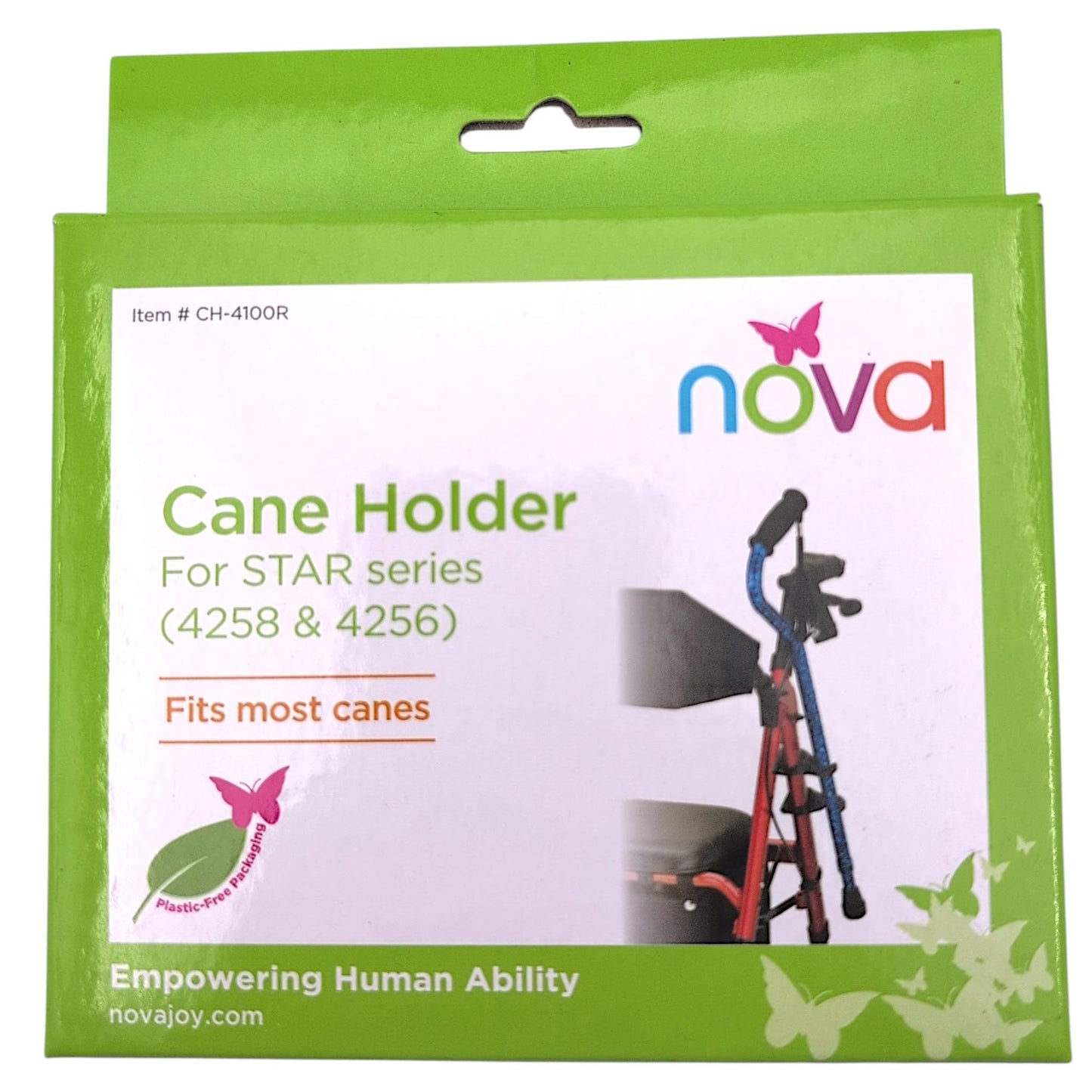 NOVA STAR Series Cane Holder - Fits 4256 & 4258 Oval Frames - CH-4100R