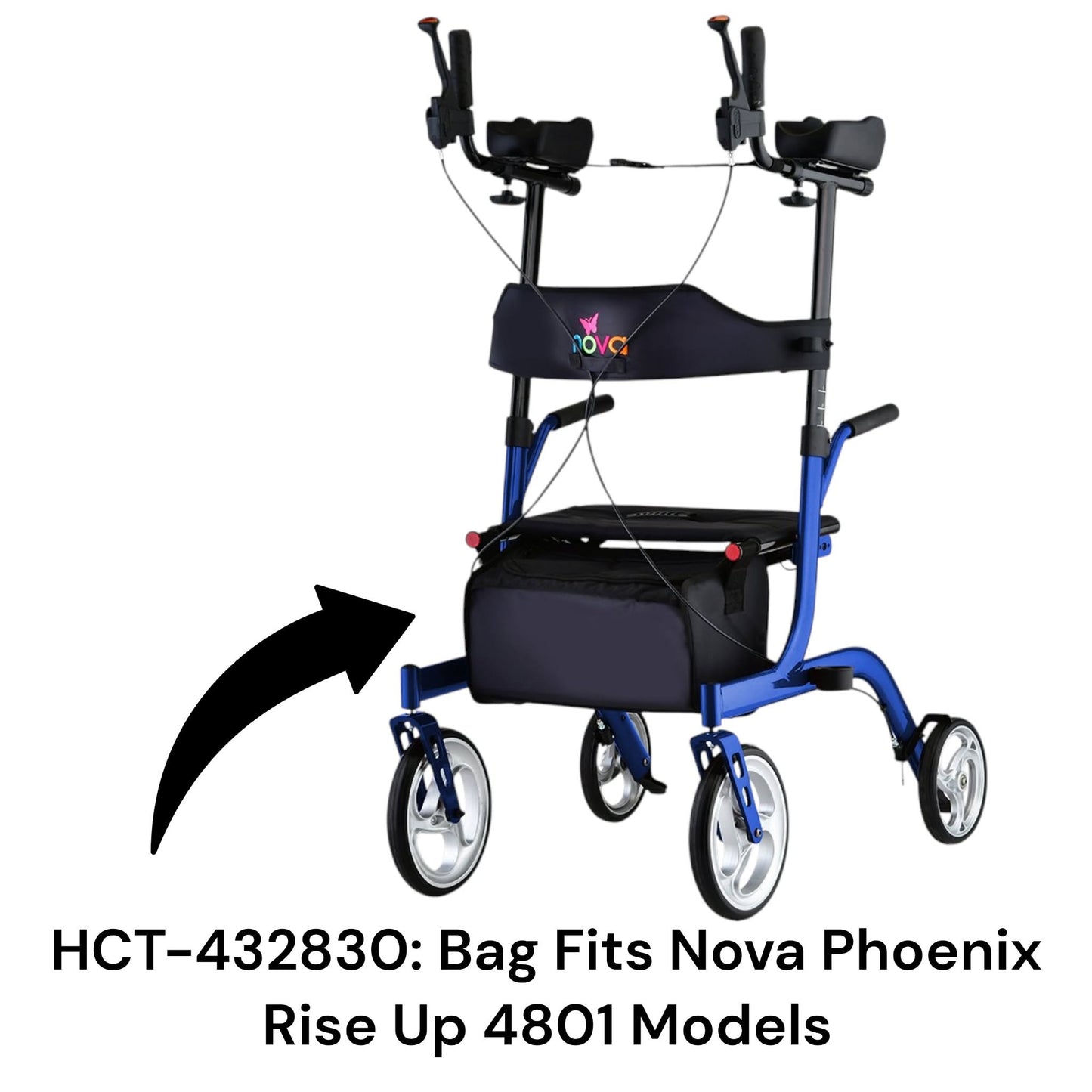 Nova Medical Rollator Bag (HCT-432830) for Phoenix, Express & Monarch
