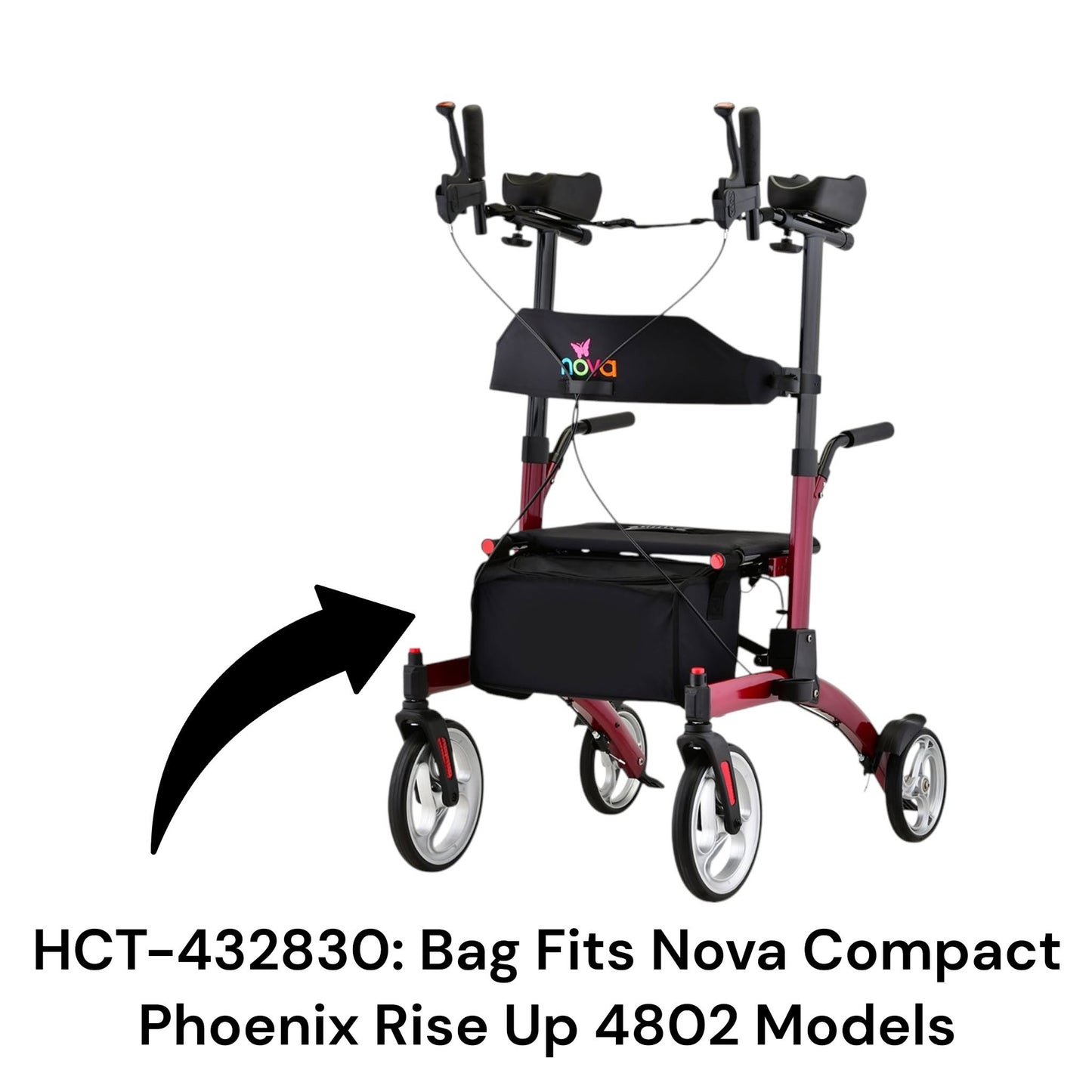 Nova Medical Rollator Bag (HCT-432830) for Phoenix, Express & Monarch