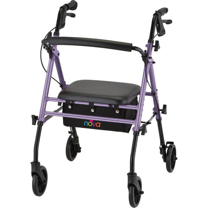 NOVA Buzz Ultra Lightweight Rollator - 275 lb Capacity - 4316