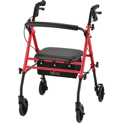 NOVA Buzz Ultra Lightweight Rollator - 275 lb Capacity - 4316