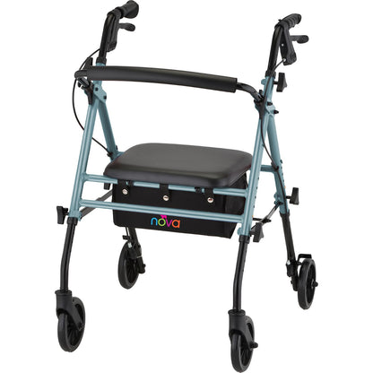 NOVA Buzz Ultra Lightweight Rollator - 275 lb Capacity - 4316